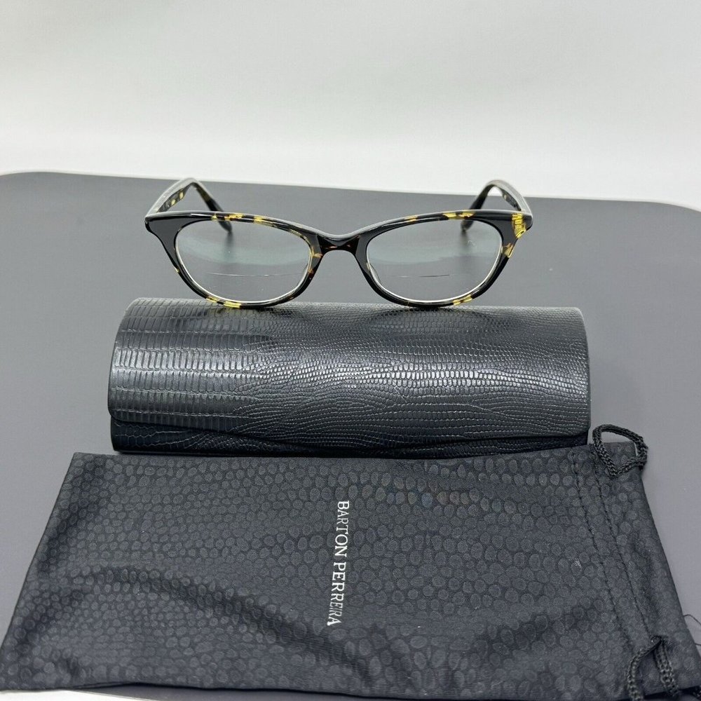 BARTON PERREIRA HEC Lily-Rose 46[]18 Eyeglasses Frame Tortoise Handmade Japan